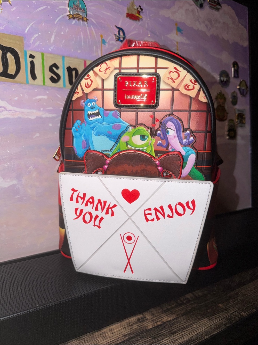 Loungefly Disney Monsters, Inc Mini Backpack - Picture 2 of 7
